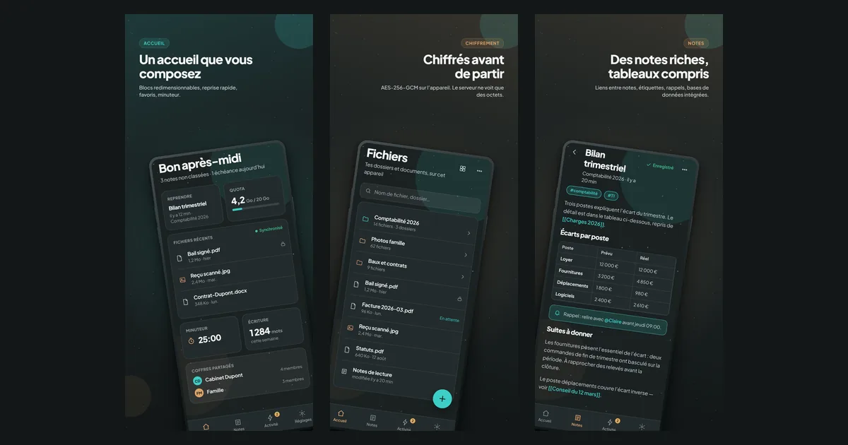 Notes et fichiers chiffrés sur Android : le guide